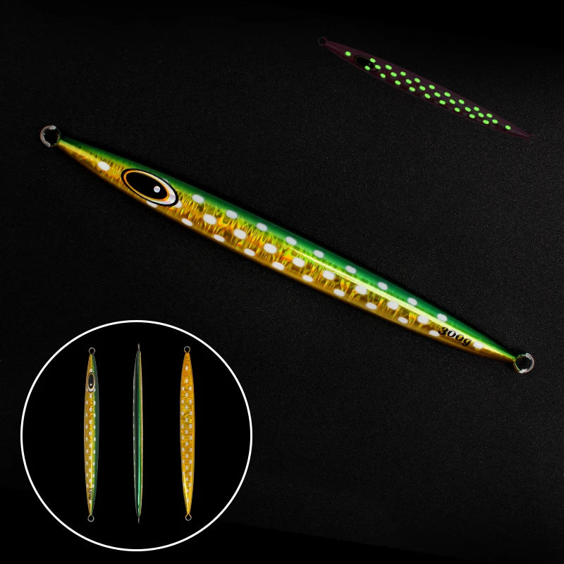 Sexfox Trolling Boat Fishing Slow Jigging Speed Sinking Vertical Metal Heavy Jig Tuna Deep Sea Fishing Lure - Duke's Fishing Supply
