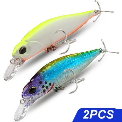Fishing Lure Kit Floating 8.5g Bait Sinking Minnow 5g Wobbler Swimbait Carp Fishing Tackle Rattle Cranbait Set Pesca Jerkbait - Duke's Fishing Supply
