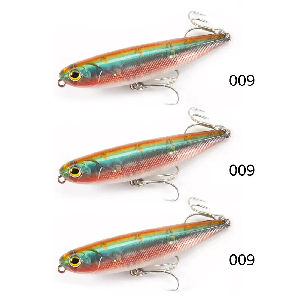 Hunthouse Pencil Fishing Lure Walk The Dog Top Water Artificial Bait Fishing Tackle For Pike Bass Bestselling Color Combos LW536 - Duke's Fishing Supply