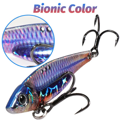 Spinner Spoon Metal Jig Bait 7.5g 10g 16g 20g VIB Sinking Blade Spinning Treble Hook Spinnerbait Pesca Tackle Sea Fishing Lure - Duke's Fishing Supply