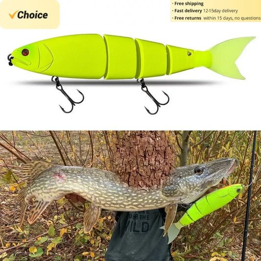 Floating & Sinking Jointed Swimbait - Duke's Fishing Supply