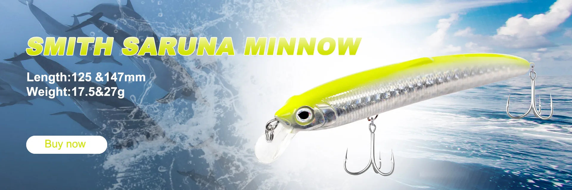 Hunthouse Pencil Fishing Lure Walk The Dog Top Water Artificial Bait Fishing Tackle For Pike Bass Bestselling Color Combos LW536 - Duke's Fishing Supply