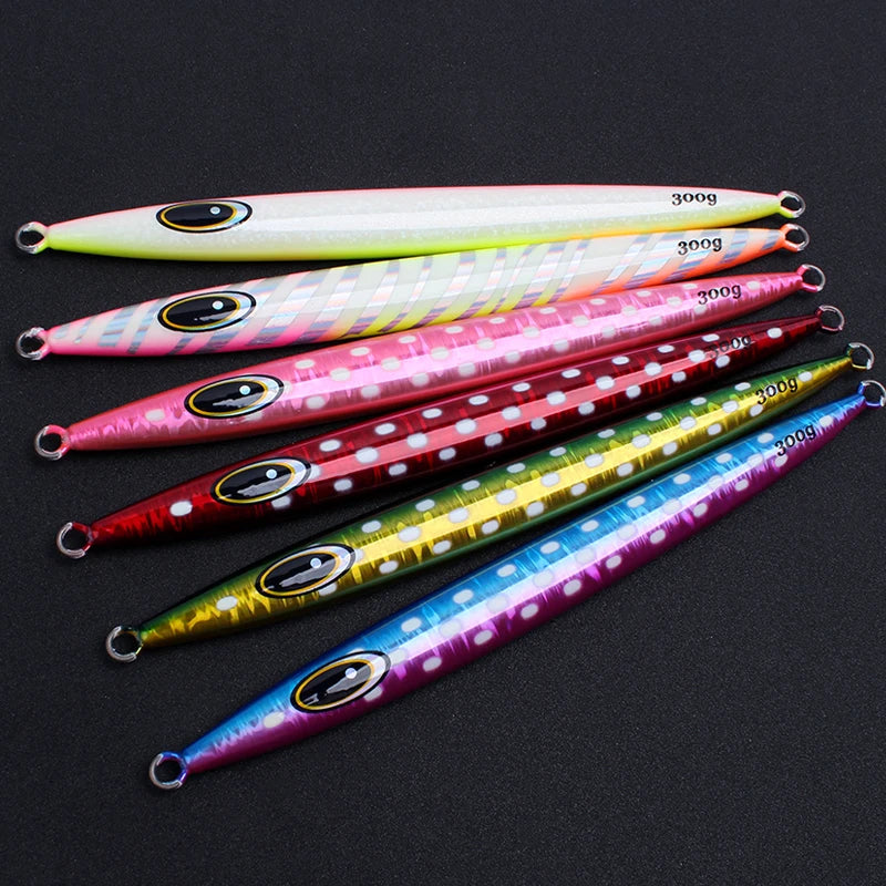 Sexfox Trolling Boat Fishing Slow Jigging Speed Sinking Vertical Metal Heavy Jig Tuna Deep Sea Fishing Lure - Duke's Fishing Supply