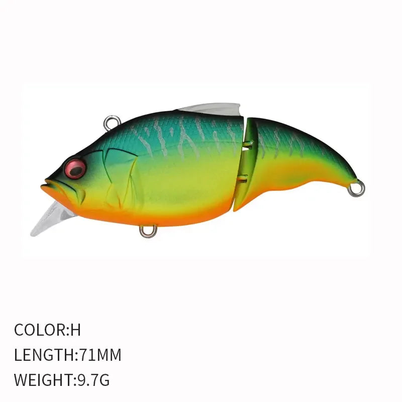 Slow Sinking Jointed Swimbait (0.3"/10g) - Duke's Fishing Supply