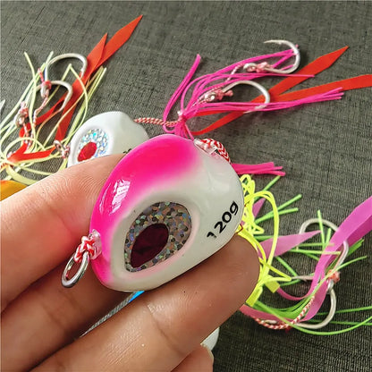 Saltwater Skirted Jighead (60-200g) - Duke's Fishing Supply