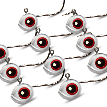 5-20Pcs Big Fish Eye Jig Head Hooks 2.5g 3.5g 5g Shank Barbed Root Ned Rig Fishing Soft Lure Kit Tackle Pesca Gear Fishhook - Duke's Fishing Supply