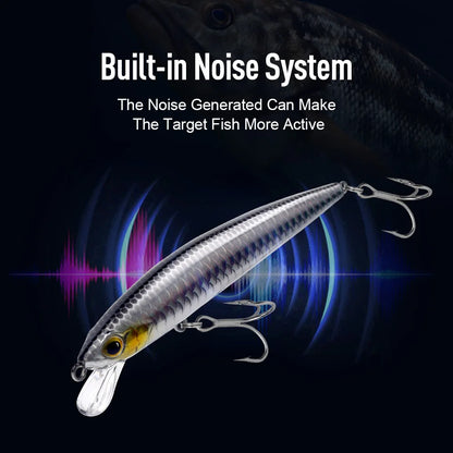 KINGDOM SP Shadow Fishing Lures 6.5g 9g 14g 14.2g Suspending Minnow Wobbler Crank Baits Artificial Sea Bass Pike Fishing Tackle - Duke's Fishing Supply