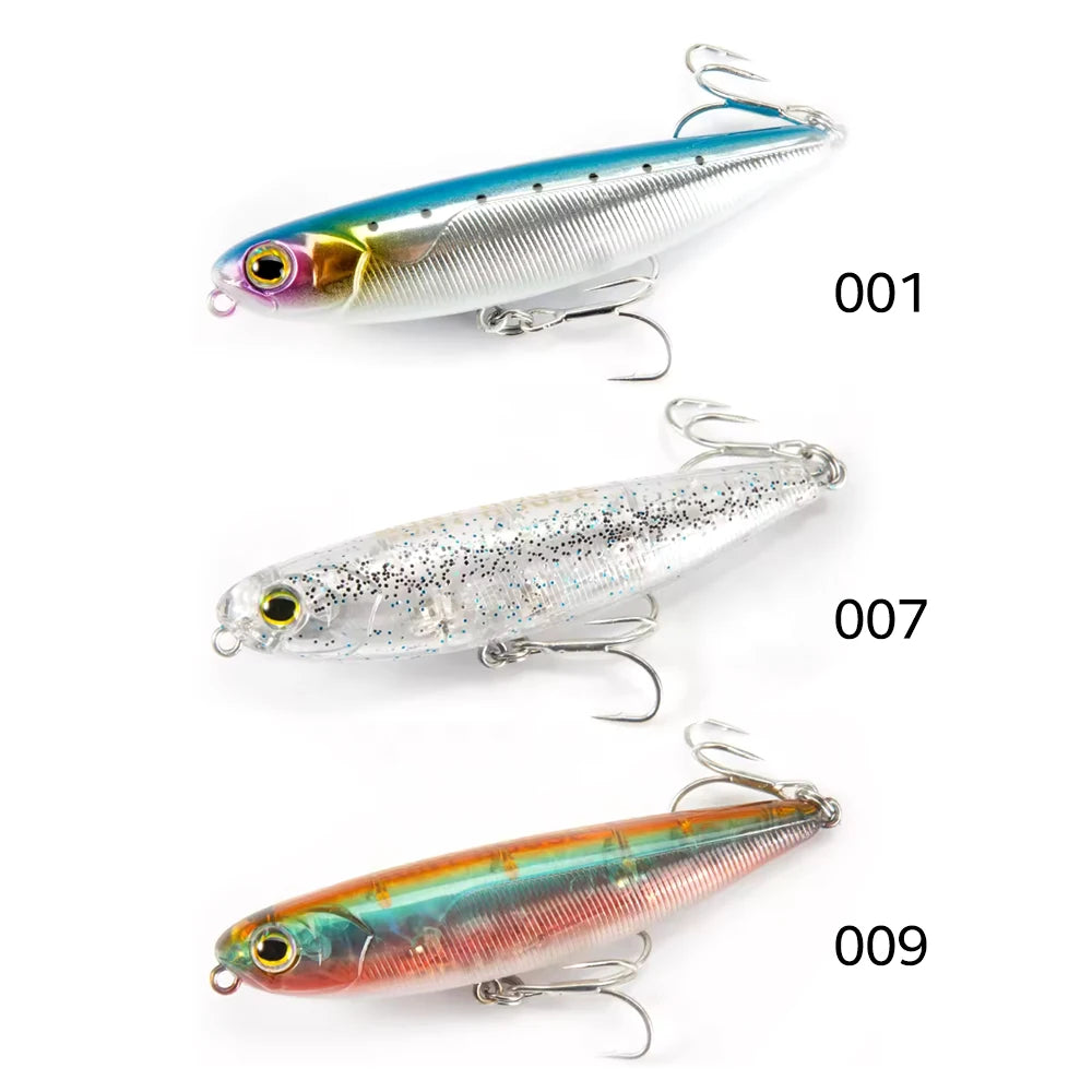 Hunthouse Pencil Fishing Lure Walk The Dog Top Water Artificial Bait Fishing Tackle For Pike Bass Bestselling Color Combos LW536 - Duke's Fishing Supply