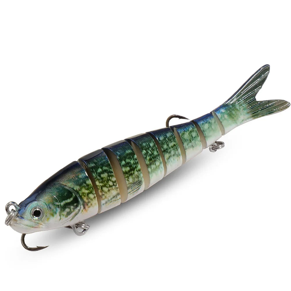 GOBAIT Swimbait 11g 16g 27g Multi Joint Lure Slow Sinking Bionic Swimming Pesca Bass Treble Hook Carp Fishing Tackle Hard Bait - Duke's Fishing Supply