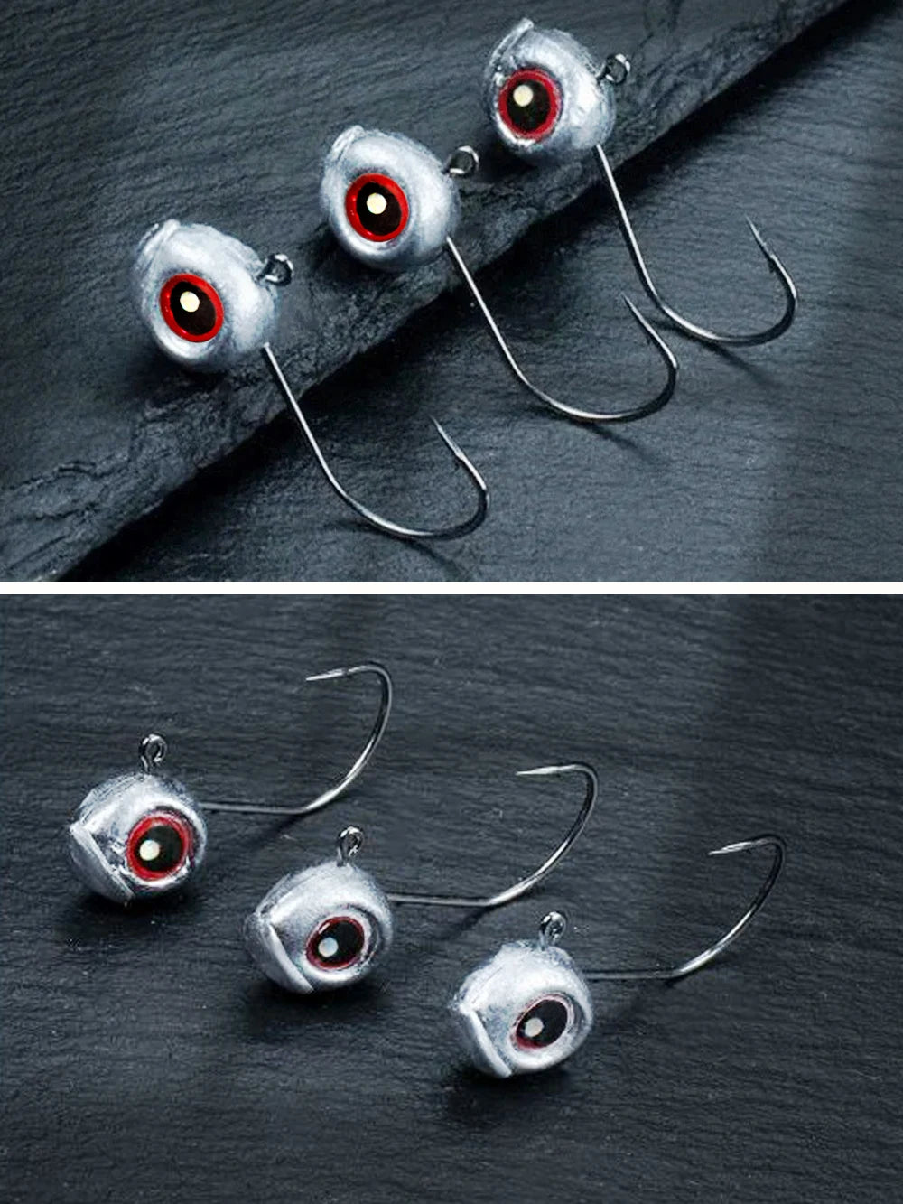 5-20Pcs Big Fish Eye Jig Head Hooks 2.5g 3.5g 5g Shank Barbed Root Ned Rig Fishing Soft Lure Kit Tackle Pesca Gear Fishhook - Duke's Fishing Supply