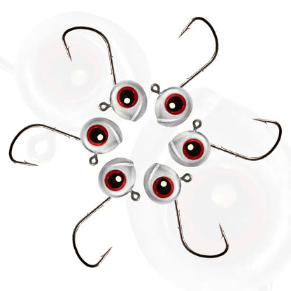 5-20Pcs Big Fish Eye Jig Head Hooks 2.5g 3.5g 5g Shank Barbed Root Ned Rig Fishing Soft Lure Kit Tackle Pesca Gear Fishhook - Duke's Fishing Supply