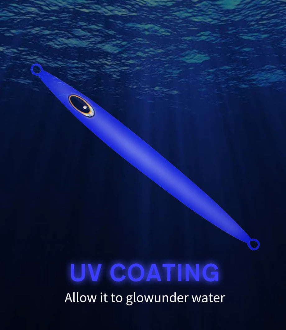 Sexfox Trolling Boat Fishing Slow Jigging Speed Sinking Vertical Metal Heavy Jig Tuna Deep Sea Fishing Lure - Duke's Fishing Supply