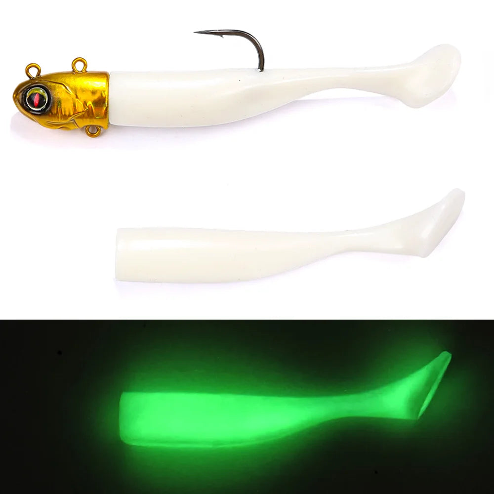 Glow-Belly Paddle Minnow Jig - Duke's Fishing Supply