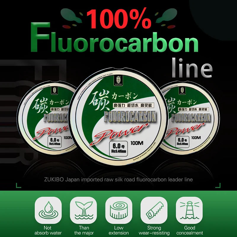 100% Fluorocarbon Fishing Line - Duke's Fishing Supply