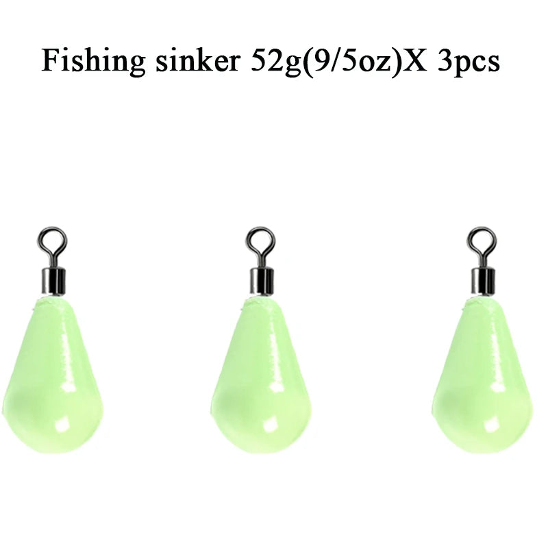 Glow-in-the-Dark Dropshot Sinker - Duke's Fishing Supply