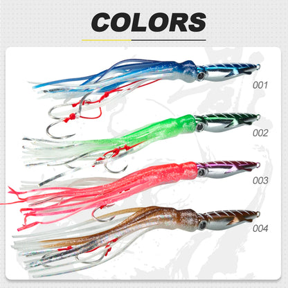 Skirted Squid Jig (100-200g) - Duke's Fishing Supply