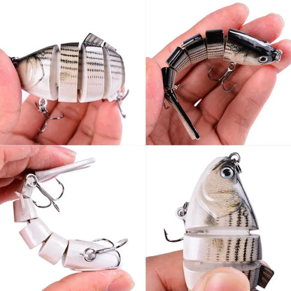 Sinking Jointed Swimbait (Various Sizes) - Duke's Fishing Supply