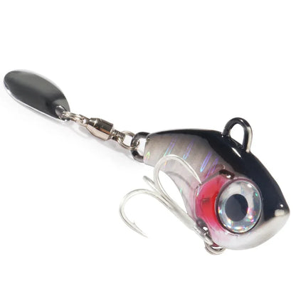 GOBAIT Spinner Bait 10g 20g 30g VIB Spoon Metal Jig Fishing Vibration Tackle Blade Pesca Rotating Spinning Lure Gear Spinnerbait - Duke's Fishing Supply