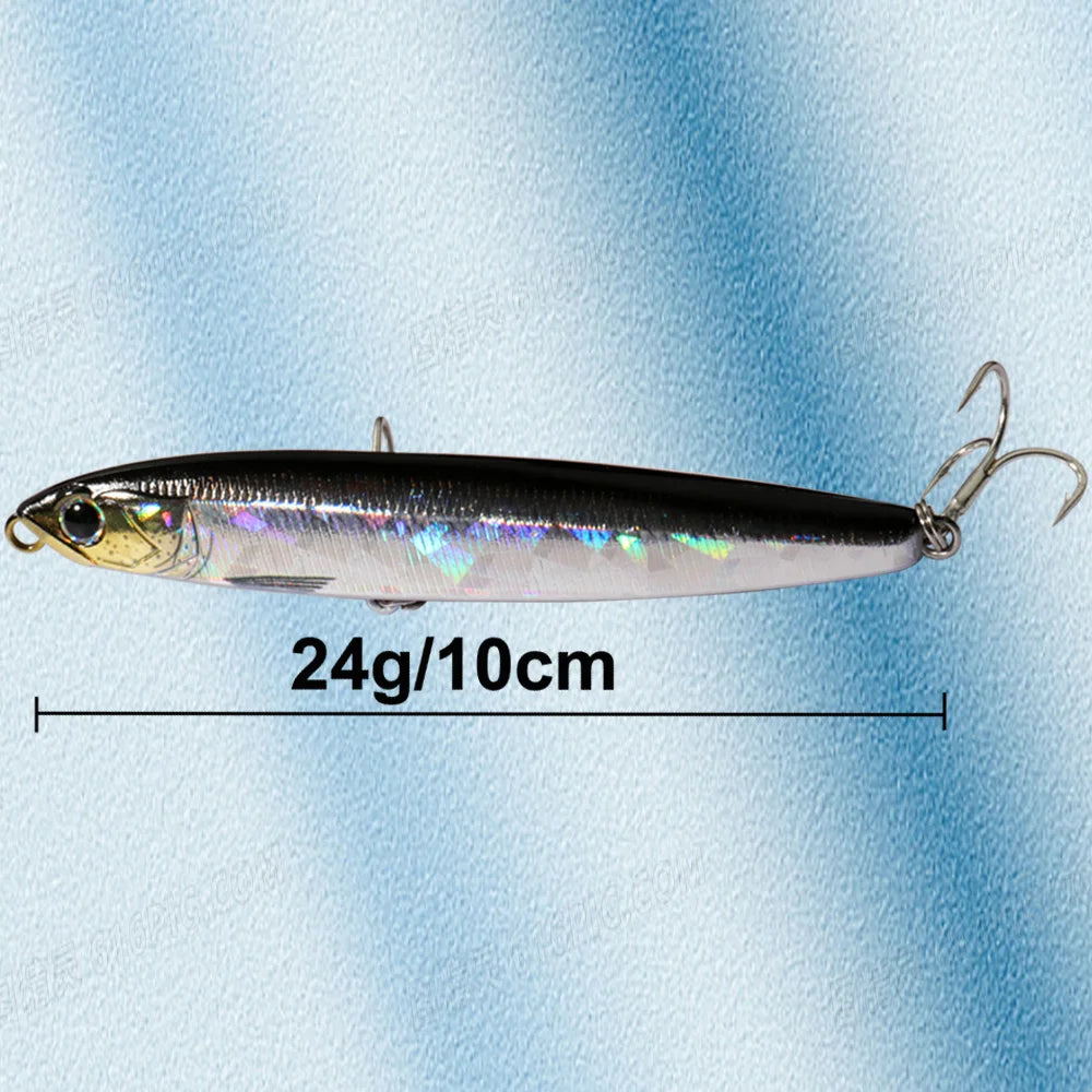Sinking Pencil Lure 24g 10cm Gravity Transfer Wobbler Swimbait Kit Pesca Jerkbait Hook Popper Sea Fishing Tackle Artificial Bait - Duke's Fishing Supply
