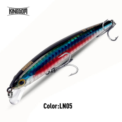 KINGDOM SP Shadow Fishing Lures 6.5g 9g 14g 14.2g Suspending Minnow Wobbler Crank Baits Artificial Sea Bass Pike Fishing Tackle - Duke's Fishing Supply