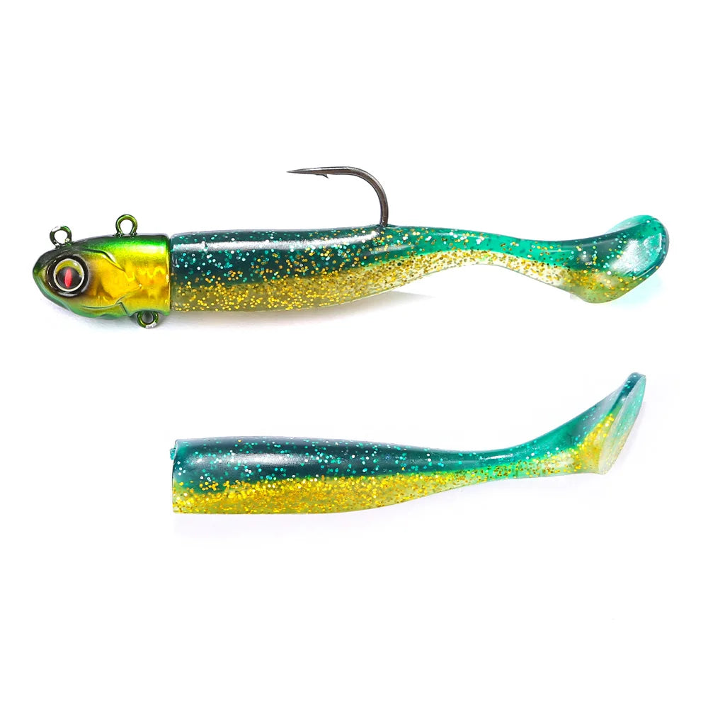 Glow-Belly Paddle Minnow Jig - Duke's Fishing Supply