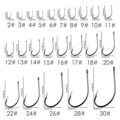 High Carbon SS Hooks - Duke's Fishing Supply