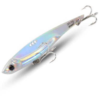 GOBAIT VIB Fishing Lure 20g 25g 30g Metal Jig Sinking Blade Hook Spinner Spoon Cast VIBRATION Carbon Steel Tackle Hard Bait - Duke's Fishing Supply