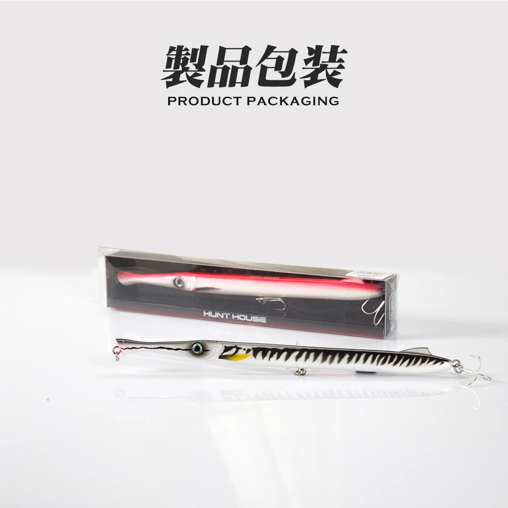 Hunthouse Don Belone Pencil Fishing Lure 225mm 23g/27g Floating/Sinking Long Casting Stickbaits For Leerfish Blue Fish LW506 - Duke's Fishing Supply