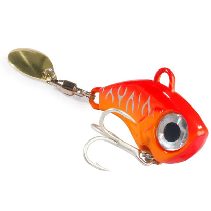 GOBAIT Spinner Bait 10g 20g 30g VIB Spoon Metal Jig Fishing Vibration Tackle Blade Pesca Rotating Spinning Lure Gear Spinnerbait - Duke's Fishing Supply