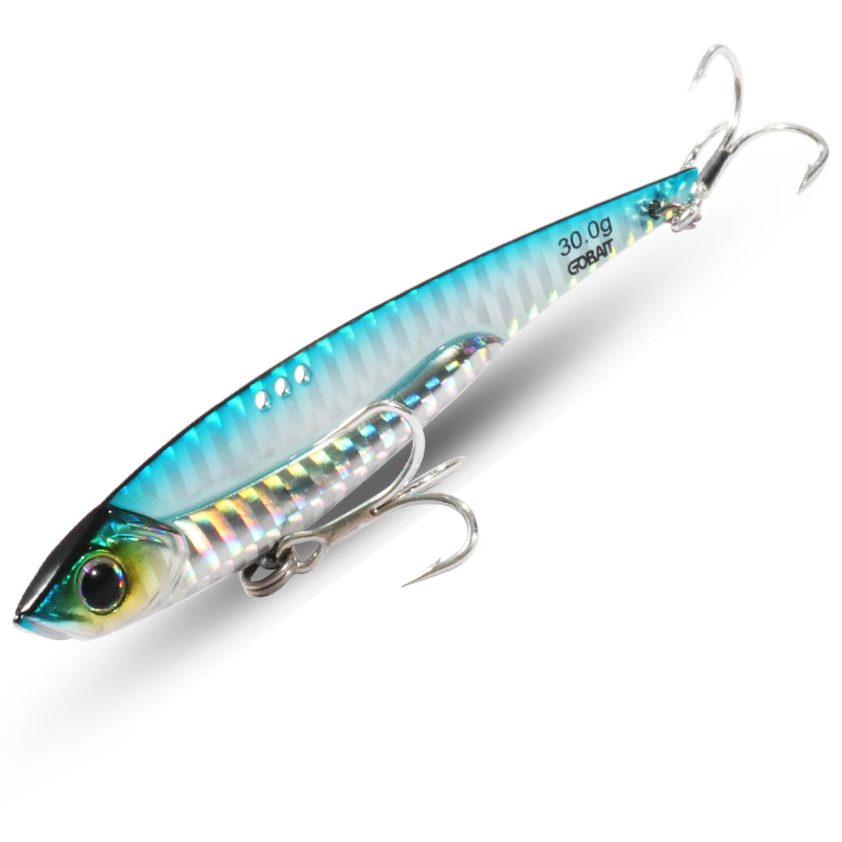 GOBAIT VIB Fishing Lure 20g 25g 30g Metal Jig Sinking Blade Hook Spinner Spoon Cast VIBRATION Carbon Steel Tackle Hard Bait - Duke's Fishing Supply