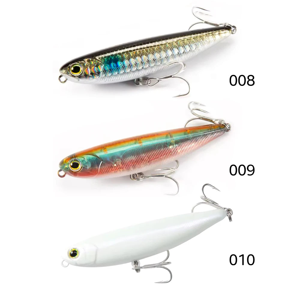 Hunthouse Pencil Fishing Lure Walk The Dog Top Water Artificial Bait Fishing Tackle For Pike Bass Bestselling Color Combos LW536 - Duke's Fishing Supply
