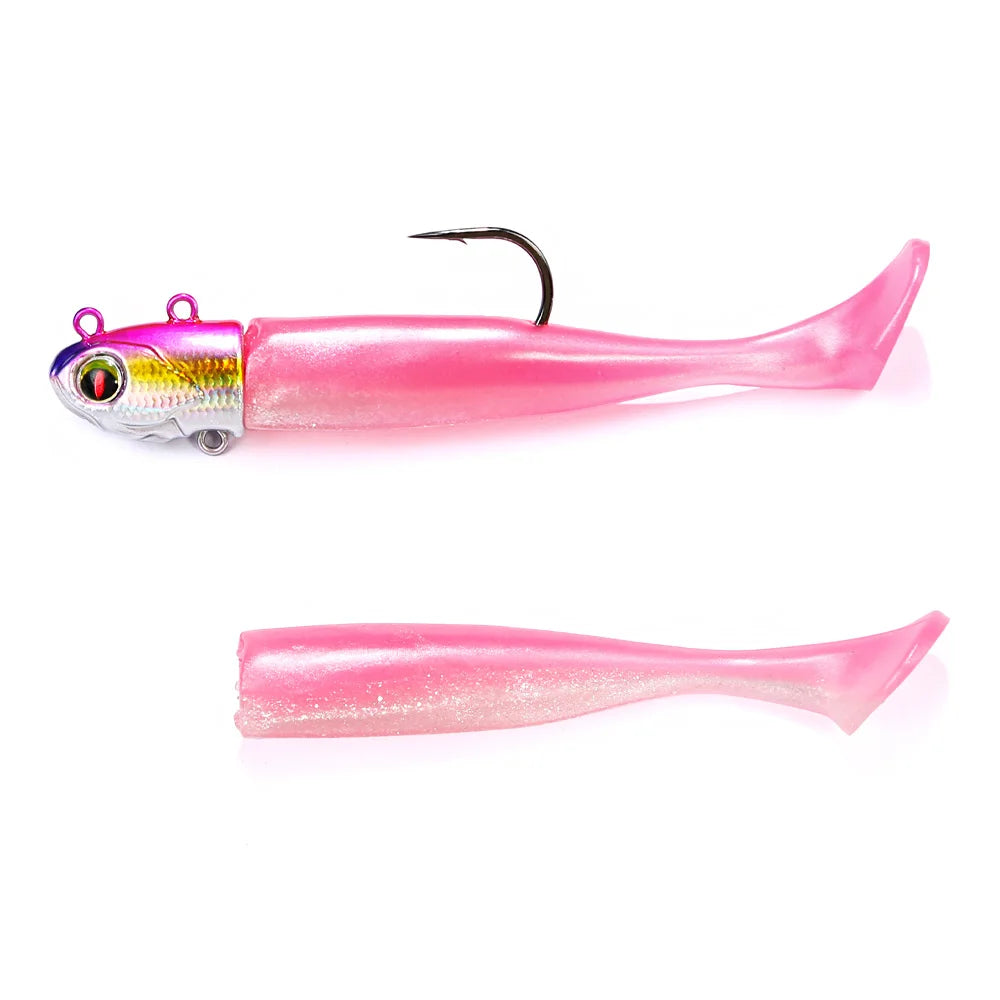 Glow-Belly Paddle Minnow Jig - Duke's Fishing Supply