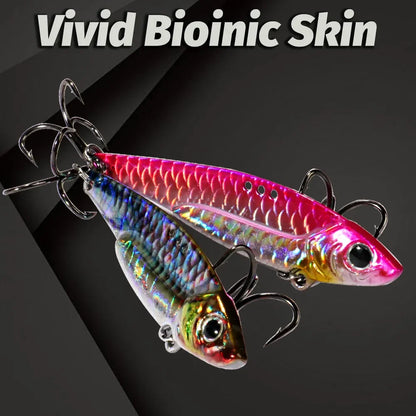 Spinner Spoon Metal Jig Bait 7.5g 10g 16g 20g VIB Sinking Blade Spinning Treble Hook Spinnerbait Pesca Tackle Sea Fishing Lure - Duke's Fishing Supply