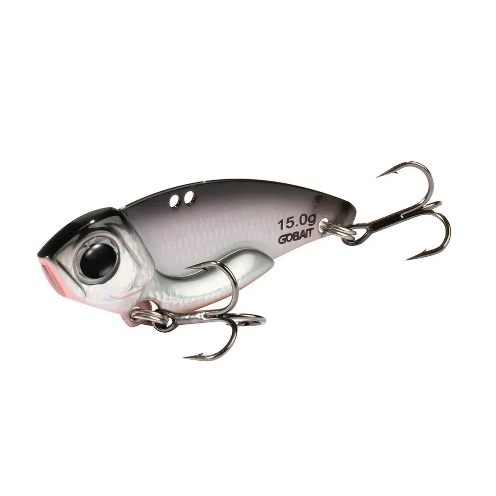 Metal Jig VIB Lure 7g 10g 15g Spoon Spinner Color Spinning Fishing Tackle Treble Hooks Swimbait Pesca Bait Spinnerbait VIBRATION - Duke's Fishing Supply