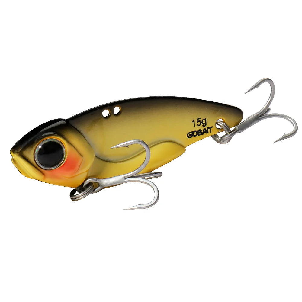 Metal Jig VIB Lure 7g 10g 15g Spoon Spinner Color Spinning Fishing Tackle Treble Hooks Swimbait Pesca Bait Spinnerbait VIBRATION - Duke's Fishing Supply