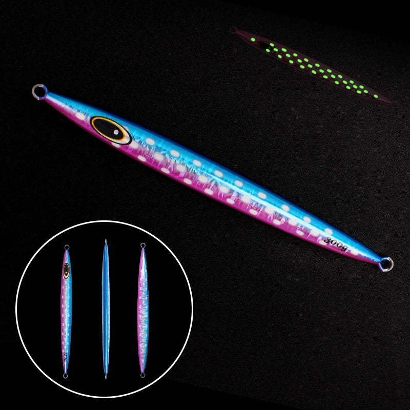 Sexfox Trolling Boat Fishing Slow Jigging Speed Sinking Vertical Metal Heavy Jig Tuna Deep Sea Fishing Lure - Duke's Fishing Supply
