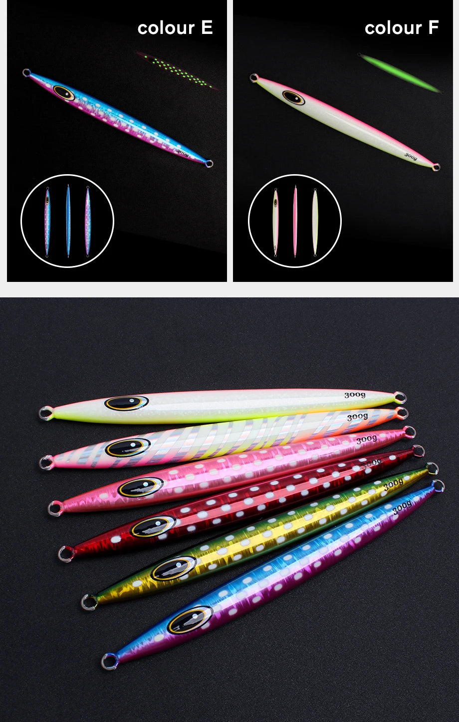 Sexfox Trolling Boat Fishing Slow Jigging Speed Sinking Vertical Metal Heavy Jig Tuna Deep Sea Fishing Lure - Duke's Fishing Supply