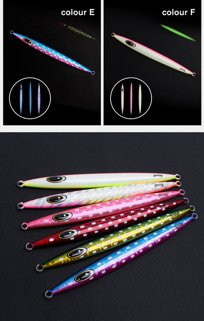 Sexfox Trolling Boat Fishing Slow Jigging Speed Sinking Vertical Metal Heavy Jig Tuna Deep Sea Fishing Lure - Duke's Fishing Supply