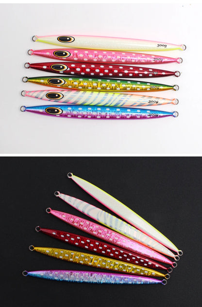 Sexfox Trolling Boat Fishing Slow Jigging Speed Sinking Vertical Metal Heavy Jig Tuna Deep Sea Fishing Lure - Duke's Fishing Supply