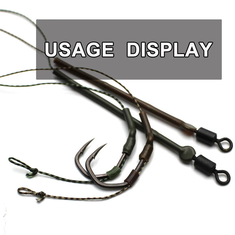 Carp Leader Material (Line/Hook/Heat Shrink) - Duke's Fishing Supply