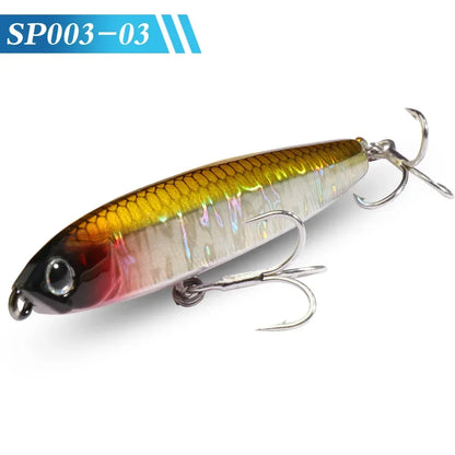 GOBAIT Sinking Pencil Bait 10g 14g 18g 24g Minnow 8cm 10cm Fishing Hook Metal Jig Wobbler Plopper Casting Gear Popper Pesca Lure - Duke's Fishing Supply
