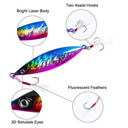 Slow Pitch Jig (3-Pack) - Duke's Fishing Supply