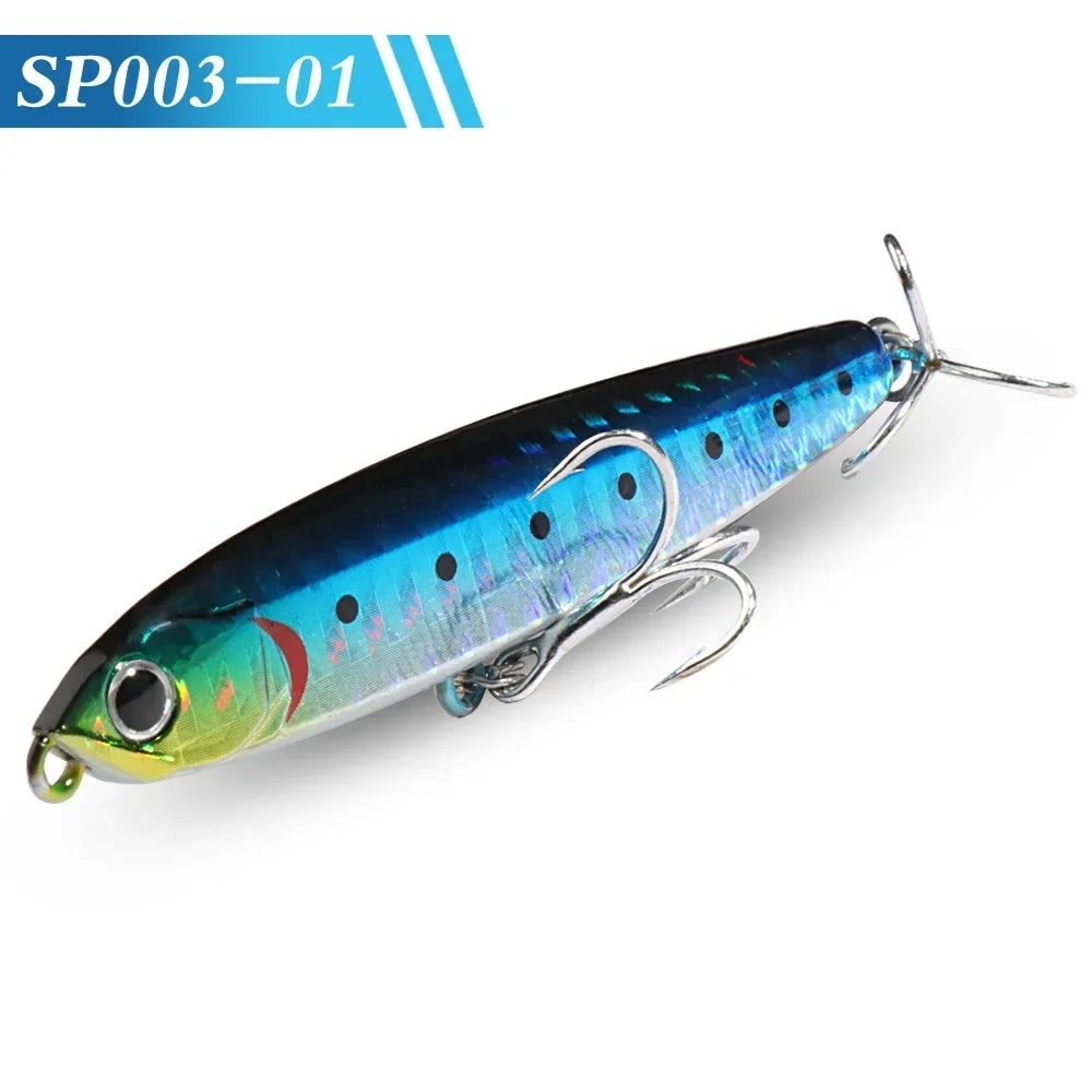 GOBAIT Sinking Pencil Bait 10g 14g 18g 24g Minnow 8cm 10cm Fishing Hook Metal Jig Wobbler Plopper Casting Gear Popper Pesca Lure - Duke's Fishing Supply