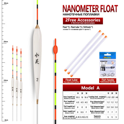 Shallow Water Pole Float Set (3/pk) - Duke's Fishing Supply
