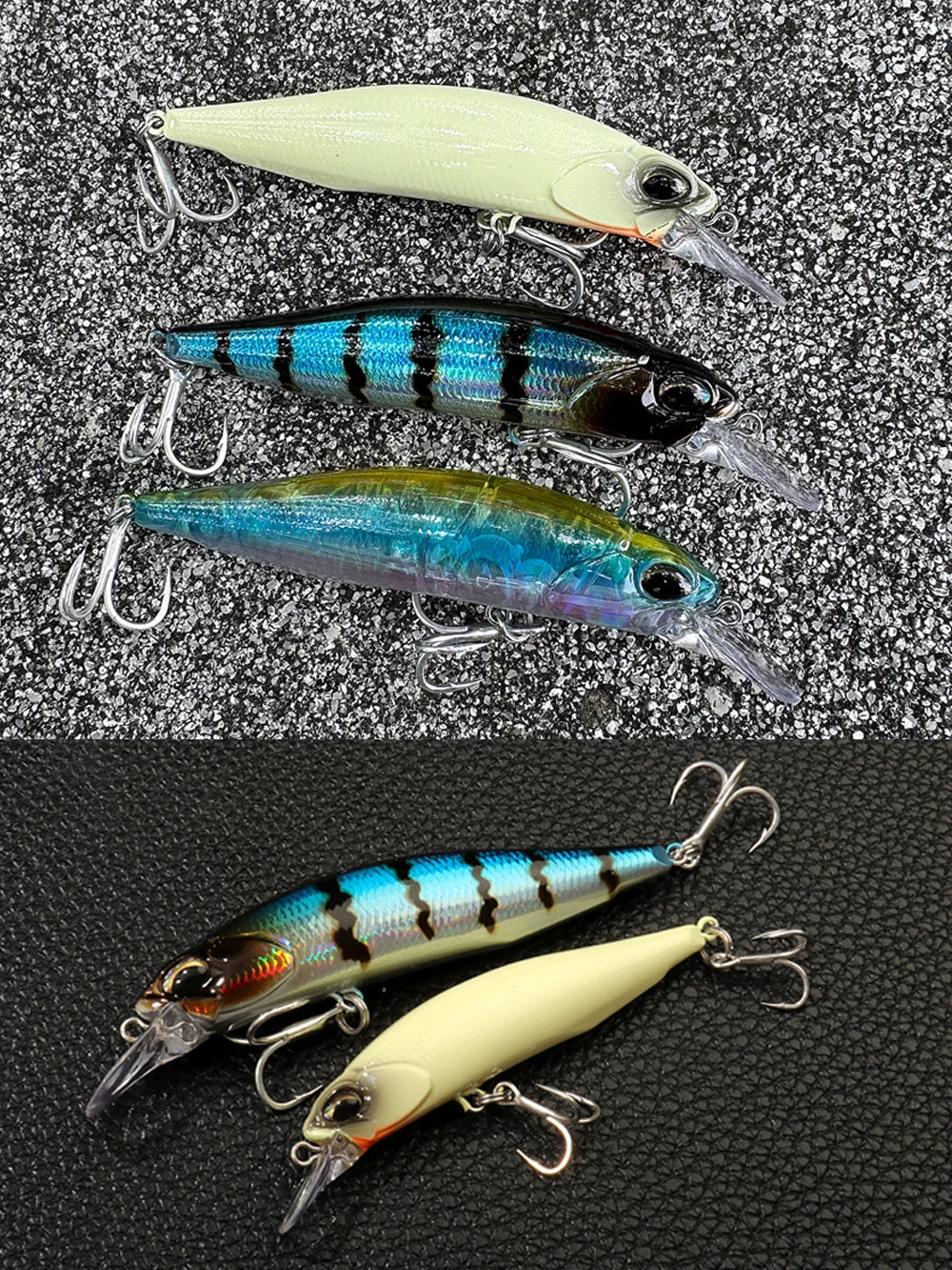 Fishing Lure Kit Floating 8.5g Bait Sinking Minnow 5g Wobbler Swimbait Carp Fishing Tackle Rattle Cranbait Set Pesca Jerkbait - Duke's Fishing Supply
