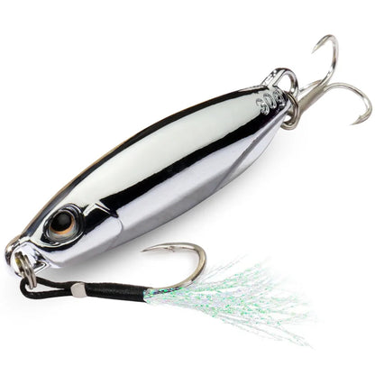 Metal Jig Fishing Lure 10g 20g 30g 40g Shore Casting Swimbait VIB Spoon Fishhook Spinner LAKE Ocean Tackle Pesca Artificial Bait - Duke's Fishing Supply
