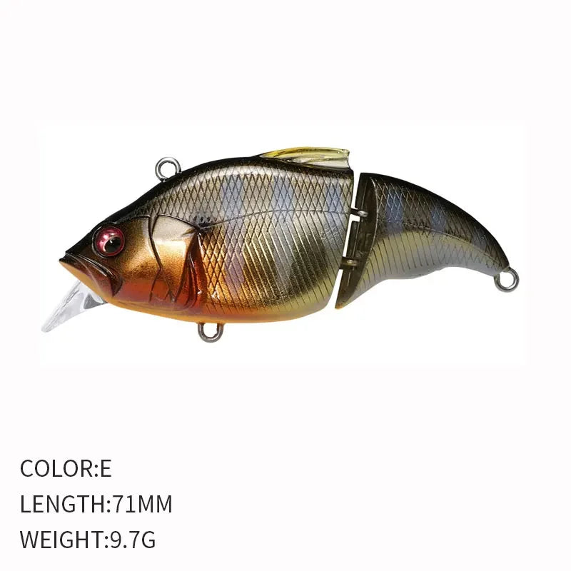 Slow Sinking Jointed Swimbait (0.3"/10g) - Duke's Fishing Supply