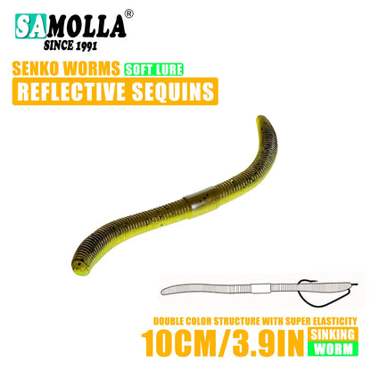 Senko Soft Plastic Worm (4.0"/5.5") - Duke's Fishing Supply