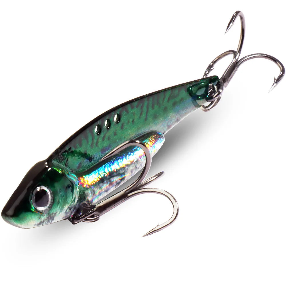 Spinner Spoon Metal Jig Bait 7.5g 10g 16g 20g VIB Sinking Blade Spinning Treble Hook Spinnerbait Pesca Tackle Sea Fishing Lure - Duke's Fishing Supply