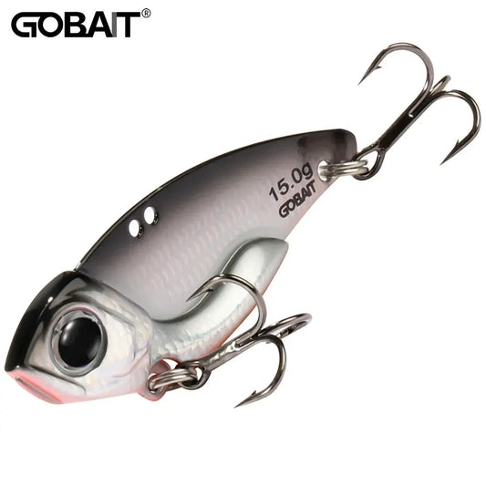 Metal Jig VIB Lure 7g 10g 15g Spoon Spinner Color Spinning Fishing Tackle Treble Hooks Swimbait Pesca Bait Spinnerbait VIBRATION - Duke's Fishing Supply